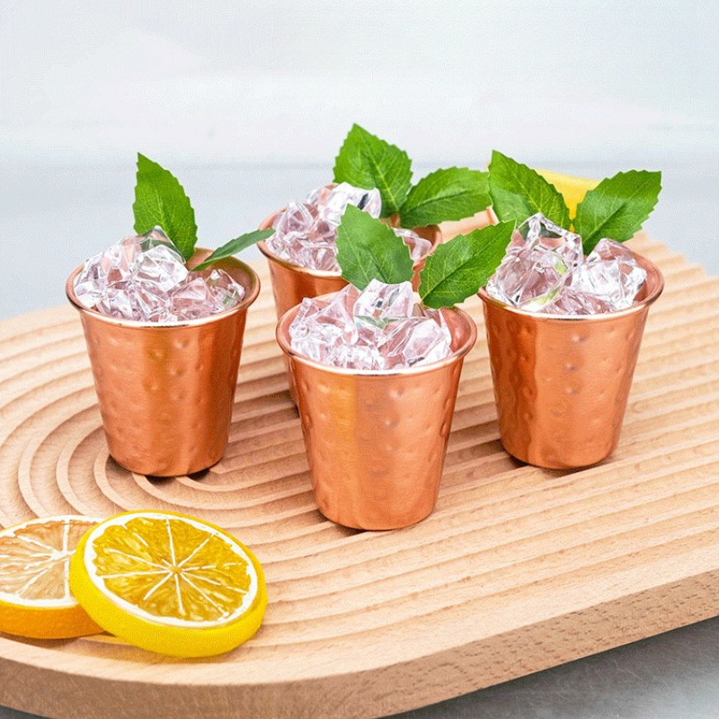 Copper Cocktail Mug - 1pc 70ml Copper Vintage Style Moscow
