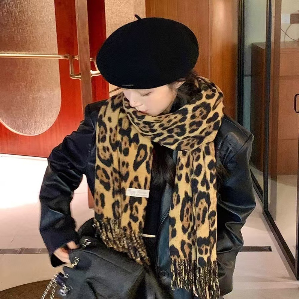 190*70CM Design Leopard Scarf  – Cashmere Throw Blanket recenzja i cena