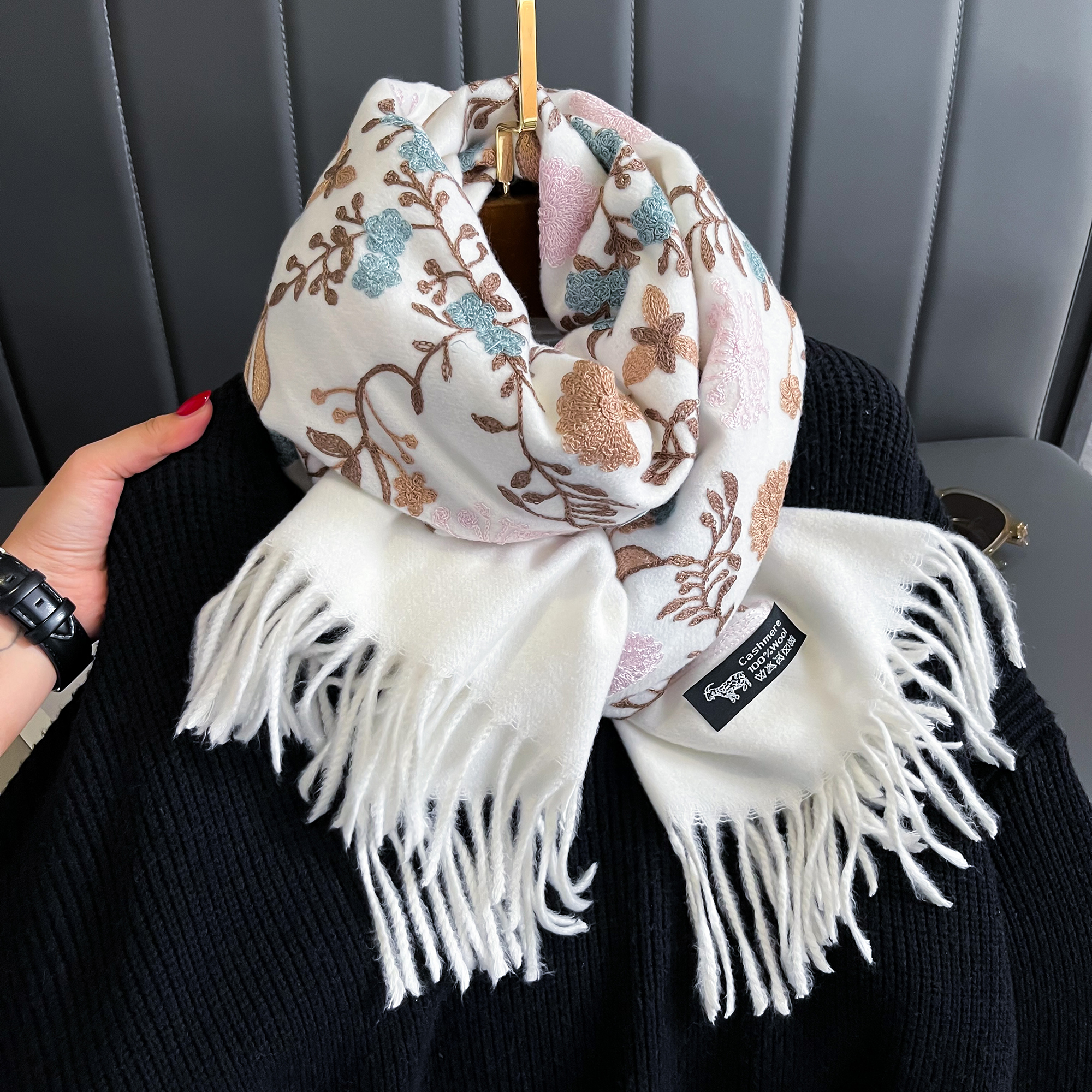 New Winter Warm Cashmere Scarf – Cashmere Throw Blanket recenzja i cena