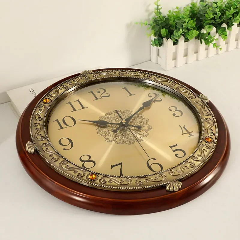 Luxury Wood Wall Clock Metal R – Luxury Lifestyle Living recenzja i cena