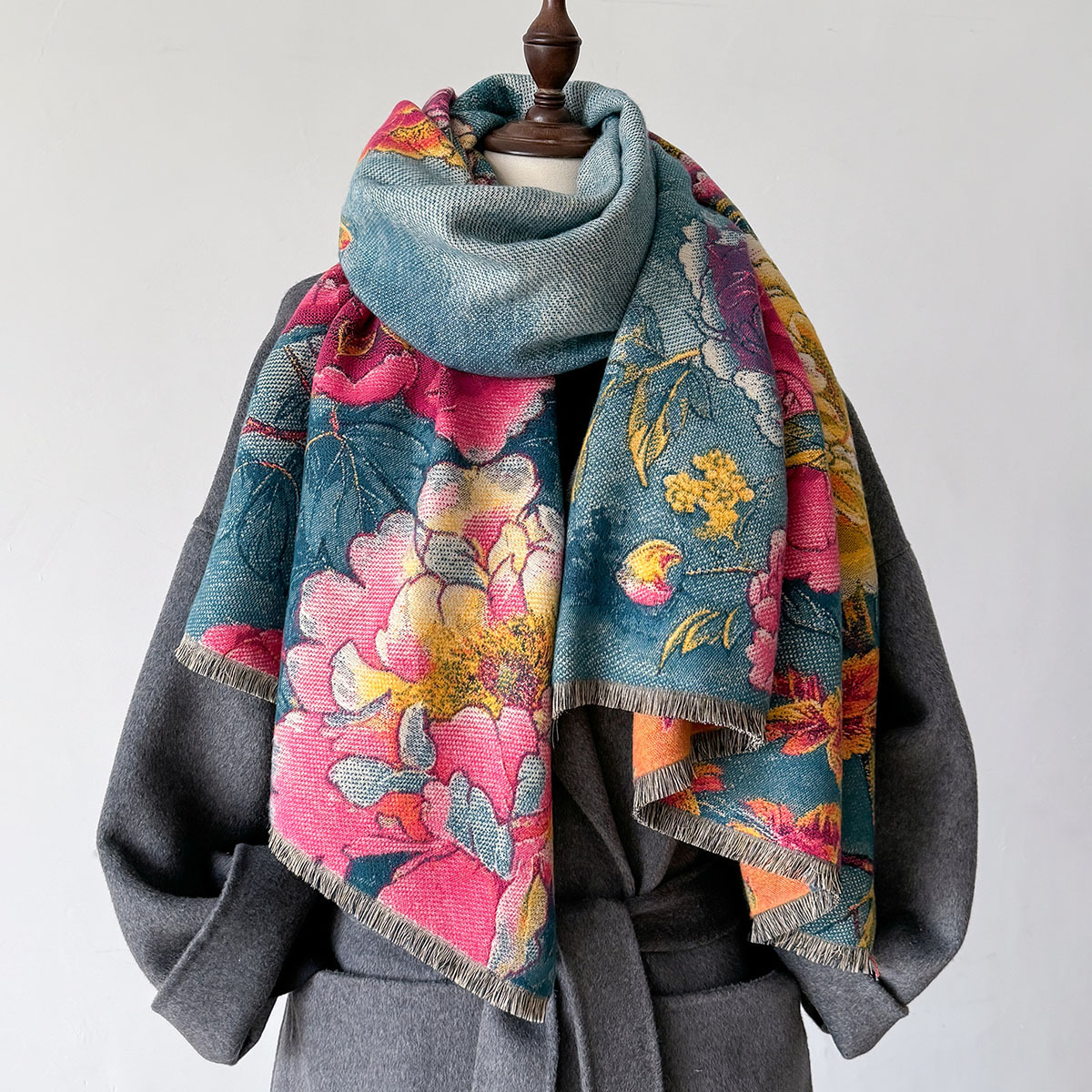 Warm Cashmere Scarf Women Shaw – Cashmere Throw Blanket recenzja i cena