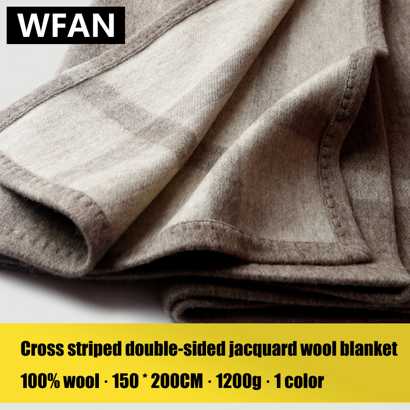 Cross Striped Double sided Jac – Cashmere Throw Blanket recenzja i cena
