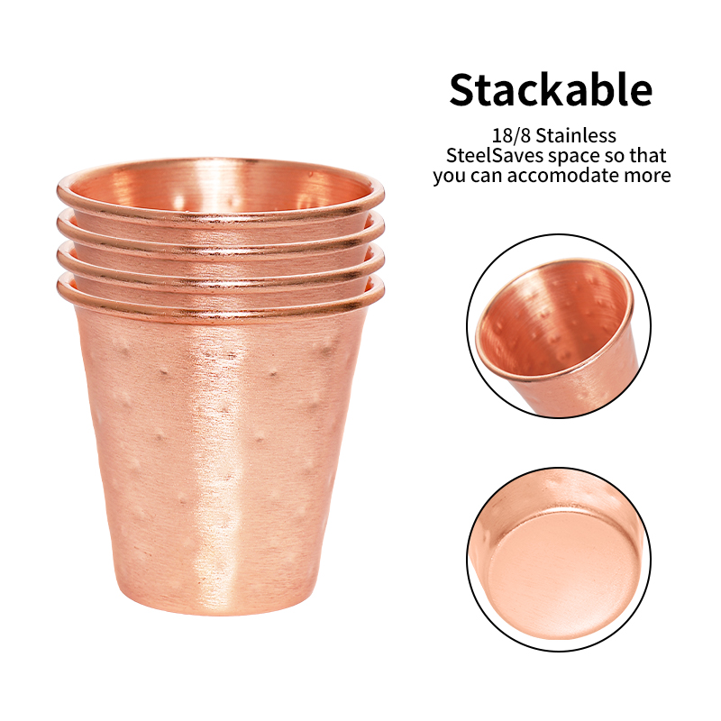Set of 4/6 Copper Plating Beer – Copper Cocktail Mug recenzja i cena