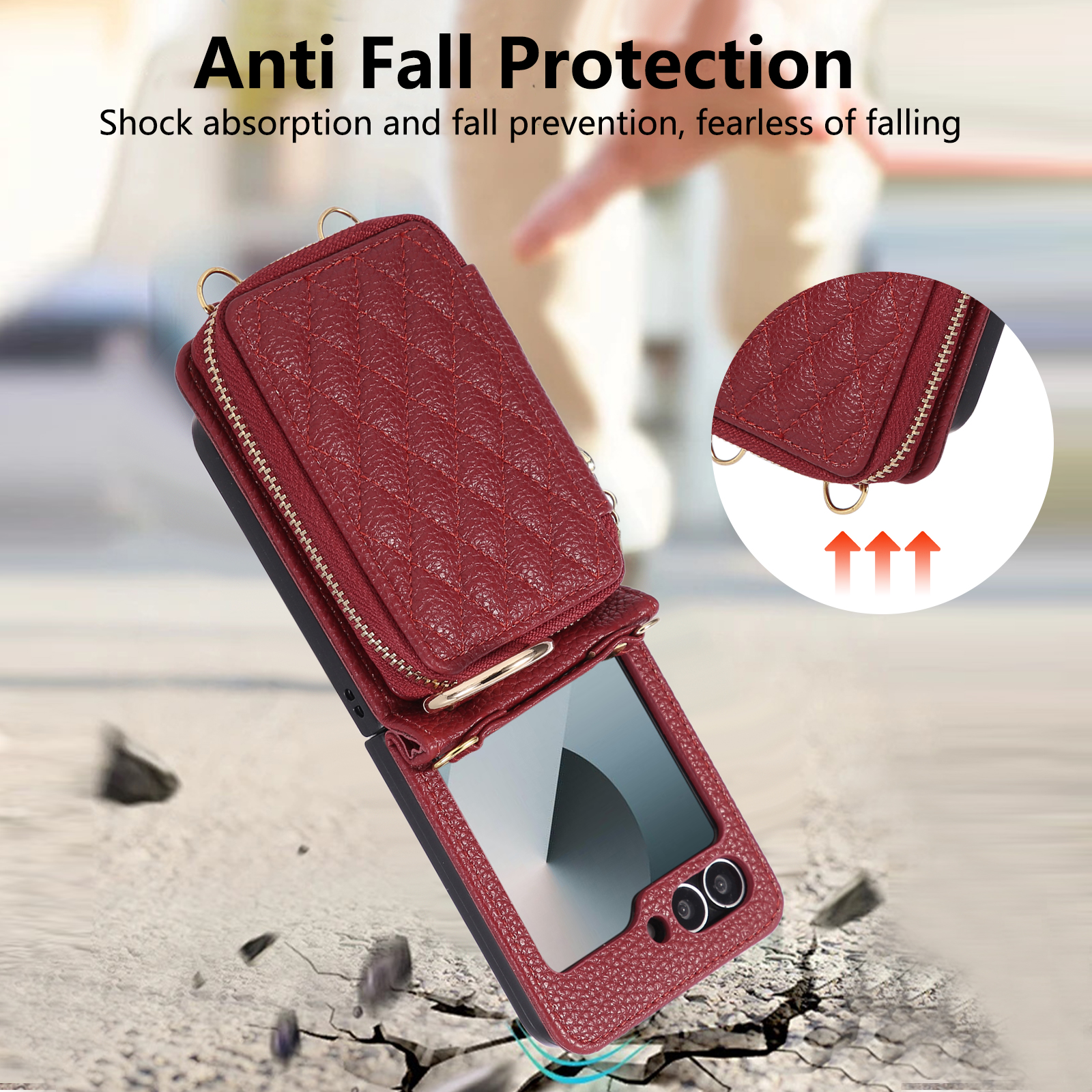 Crossbody Zipper Cards Solt Wa – Leather Card Wallet recenzja i cena