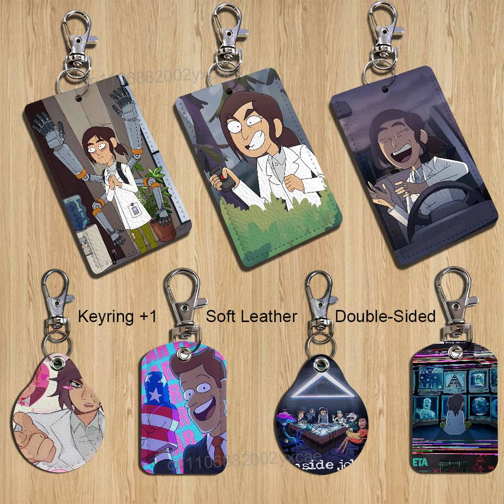 hot cute Inside Job Keychain H – Leather Card Wallet recenzja i cena
