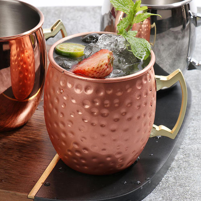 1Pcs 530ml Stainless Steel Mos – Copper Cocktail Mug recenzja i cena