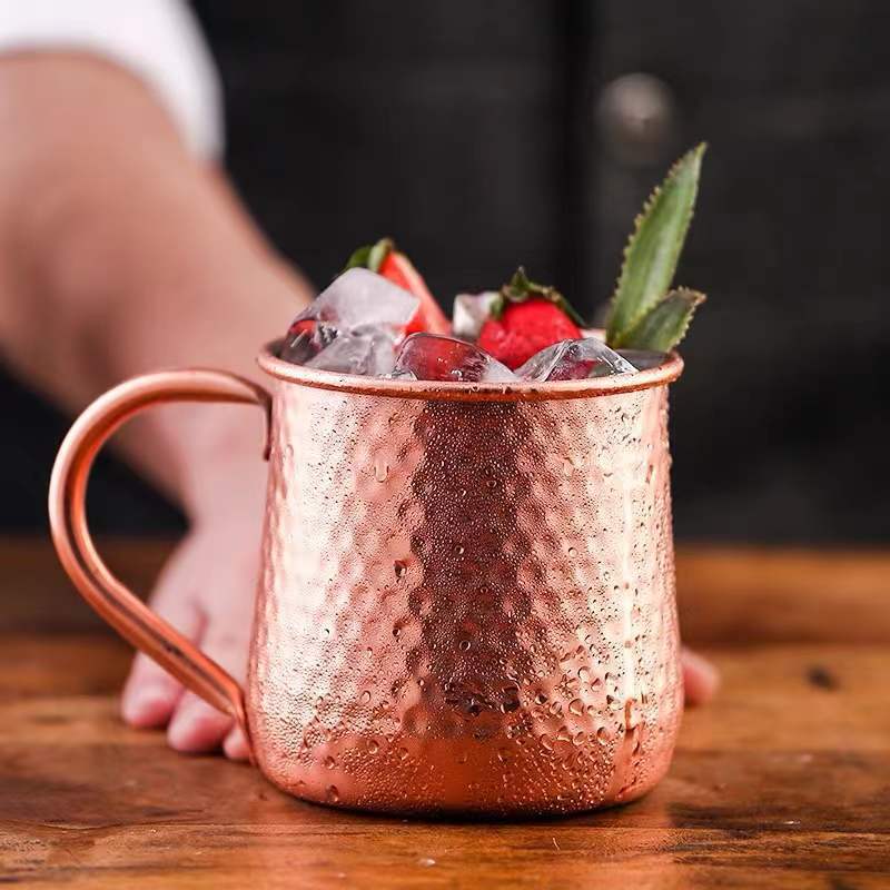 JUSTINLAU 500ML Cocktail Glass – Copper Cocktail Mug recenzja i cena