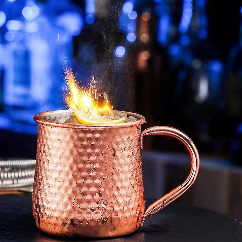JUSTINLAU 500ML Cocktail Glass – Copper Cocktail Mug recenzja i cena