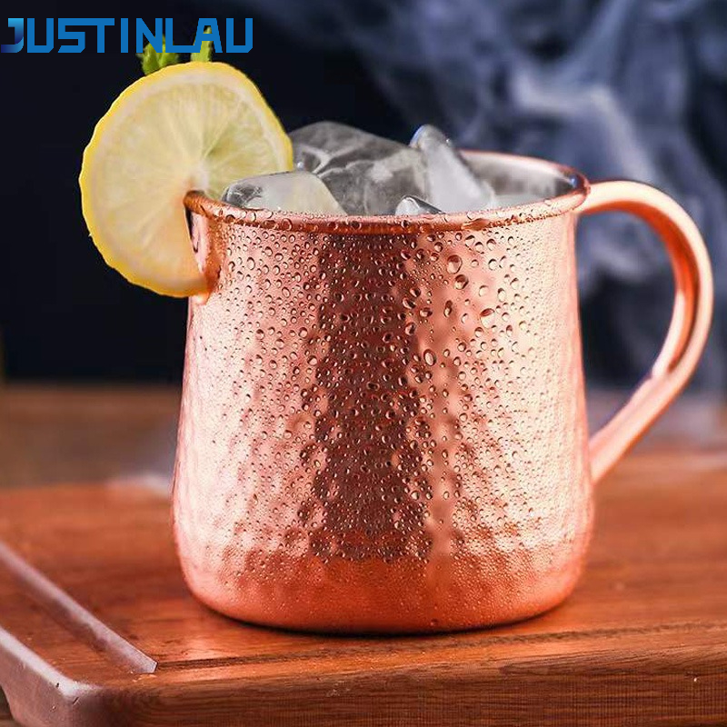 JUSTINLAU 500ML Cocktail Glass – Copper Cocktail Mug recenzja i cena