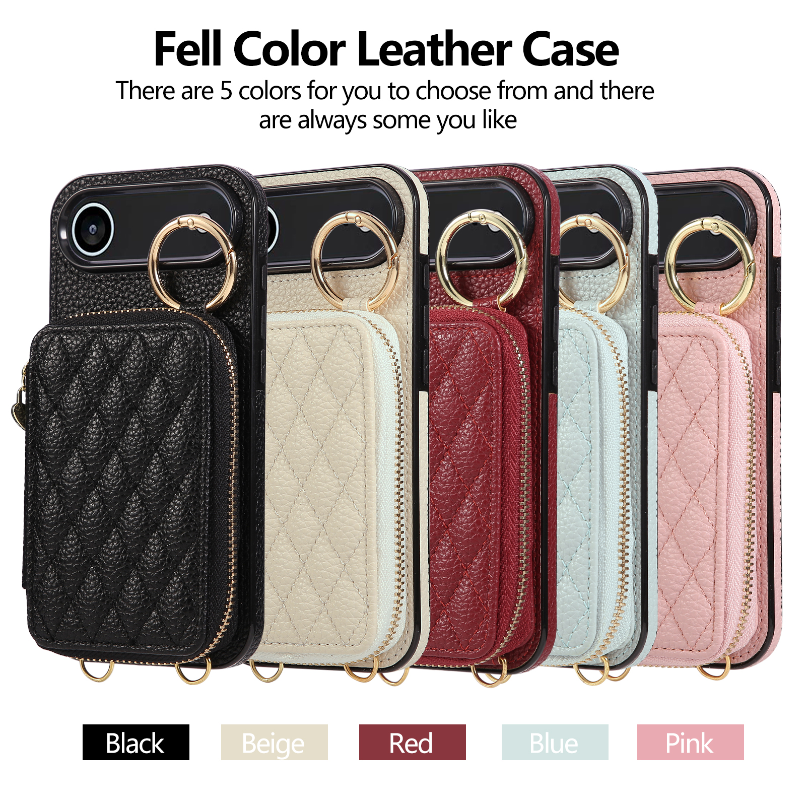 Crossbody Zipper Card Bag Wall – Leather Card Wallet recenzja i cena