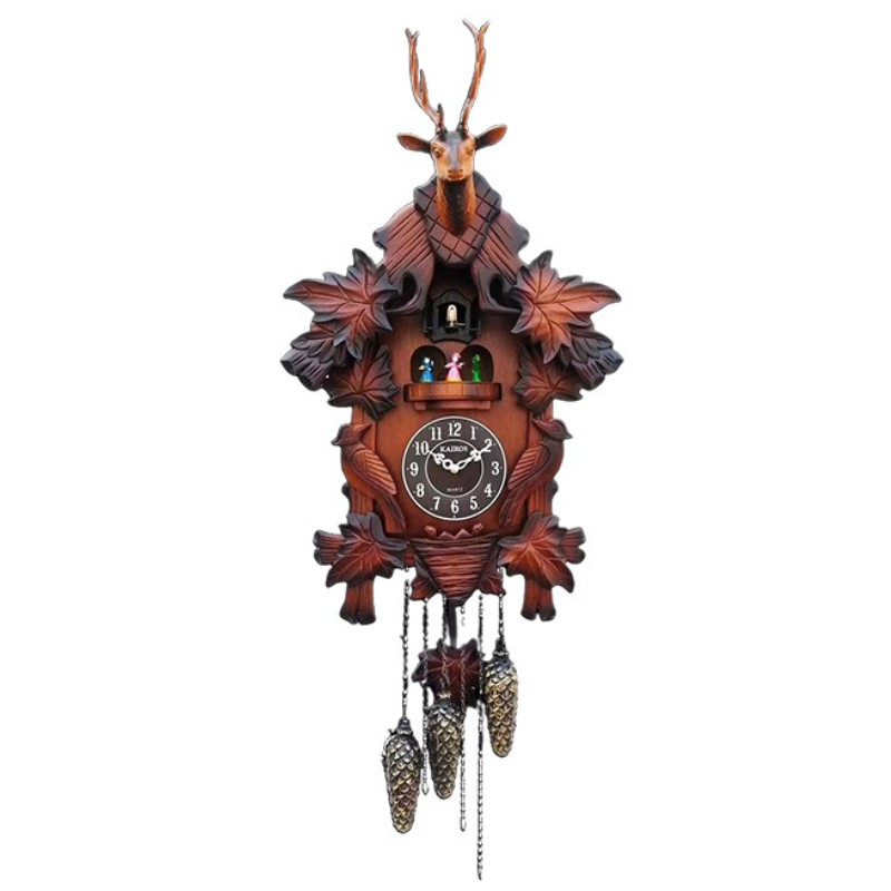 Cuckoo Wall Clock Solid Wood C – Luxury Lifestyle Living recenzja i cena