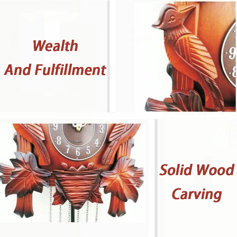 Cuckoo Wall Clock Solid Wood C – Luxury Lifestyle Living recenzja i cena