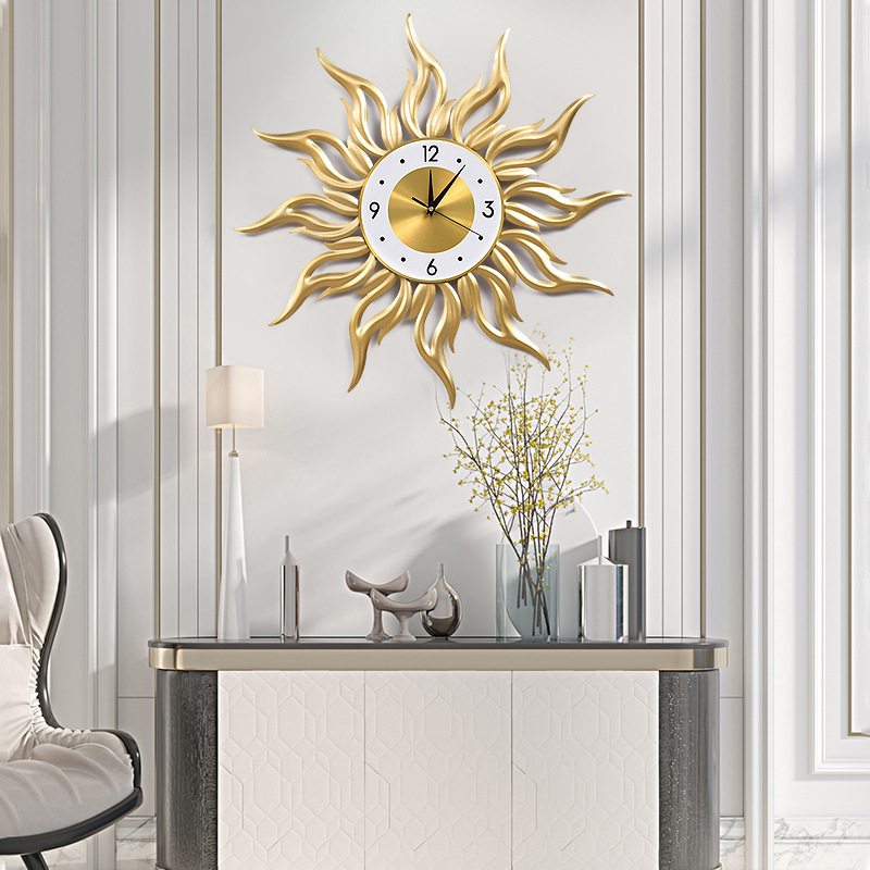 Nordic Gold Wall Clock Living  – Luxury Lifestyle Living recenzja i cena