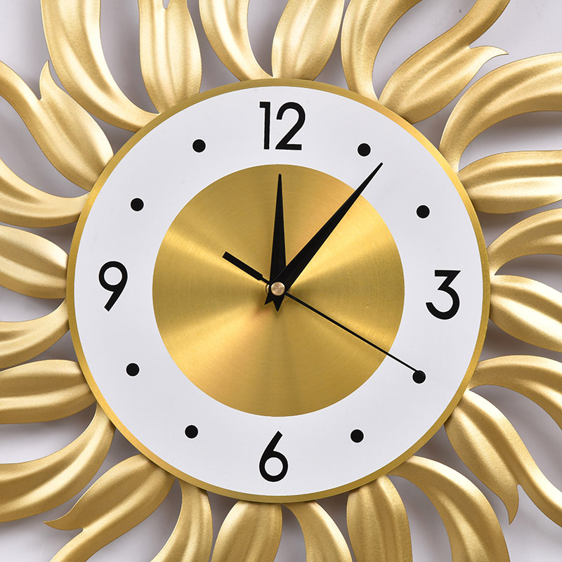 Nordic Gold Wall Clock Living  – Luxury Lifestyle Living recenzja i cena