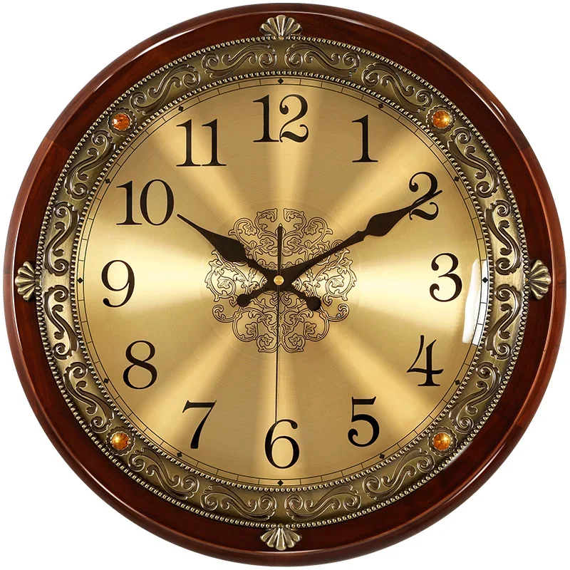 Luxury Wood Wall Clock Metal R – Luxury Lifestyle Living recenzja i cena