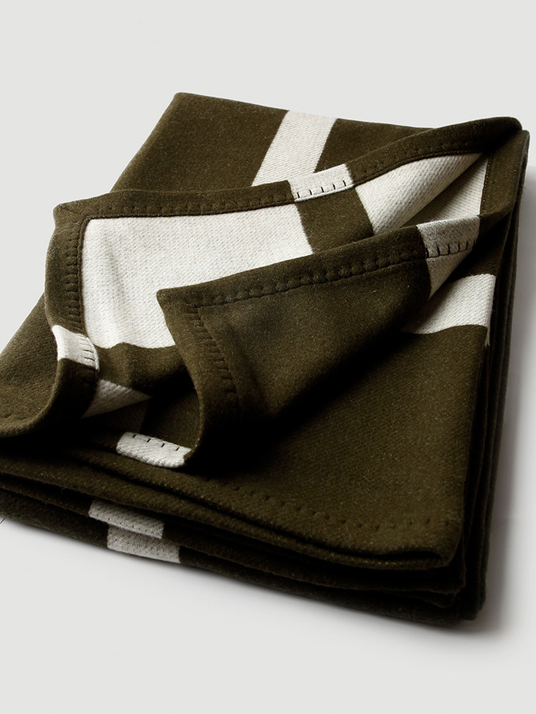 Cross striped double-sided jac – Cashmere Throw Blanket recenzja i cena