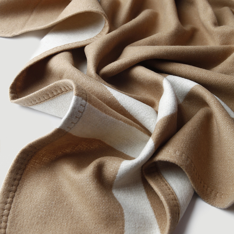 Cross striped double-sided jac – Cashmere Throw Blanket recenzja i cena