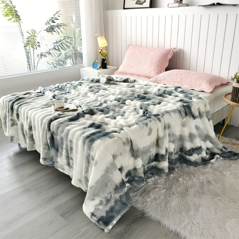 Luxurious Faux Rabbit Fur Bed  – Cashmere Throw Blanket recenzja i cena