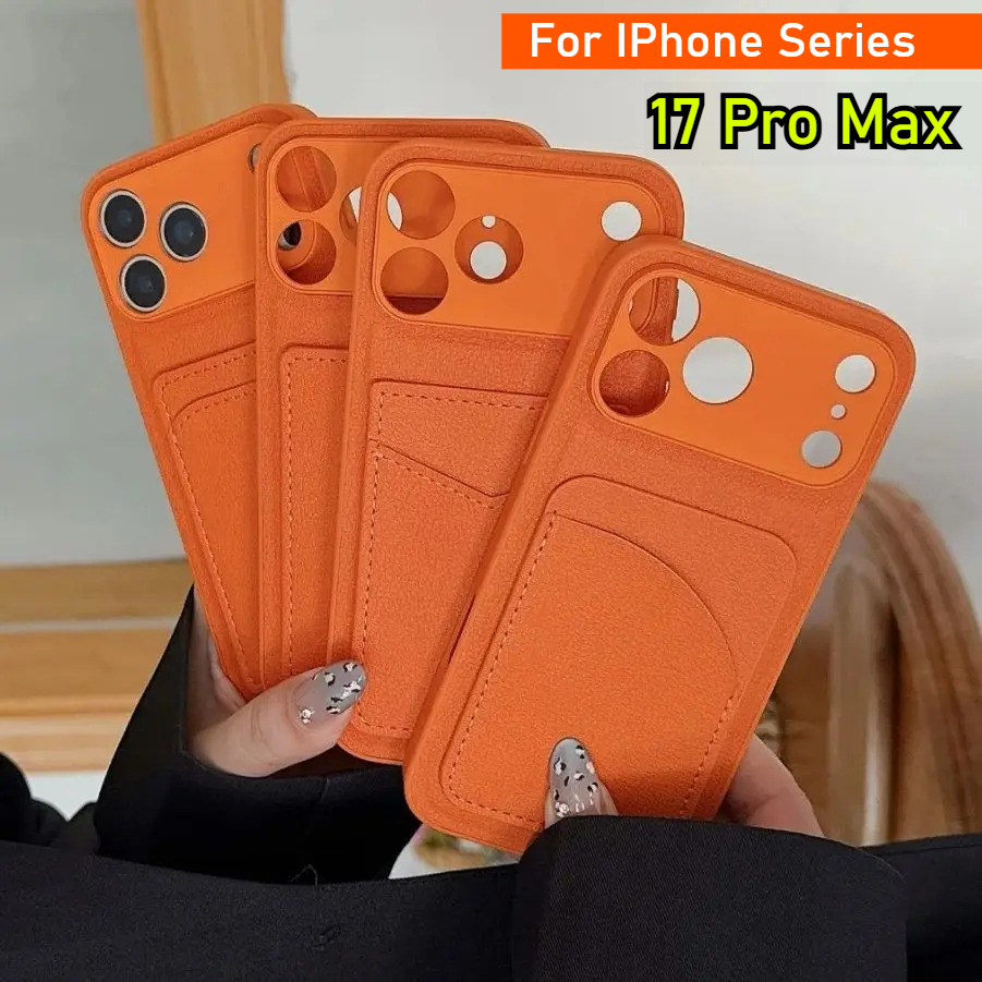 Leather Orange Color Card Hold – Leather Card Wallet recenzja i cena