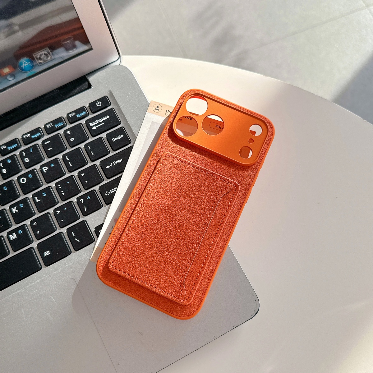 Leather Orange Color Card Hold – Leather Card Wallet recenzja i cena