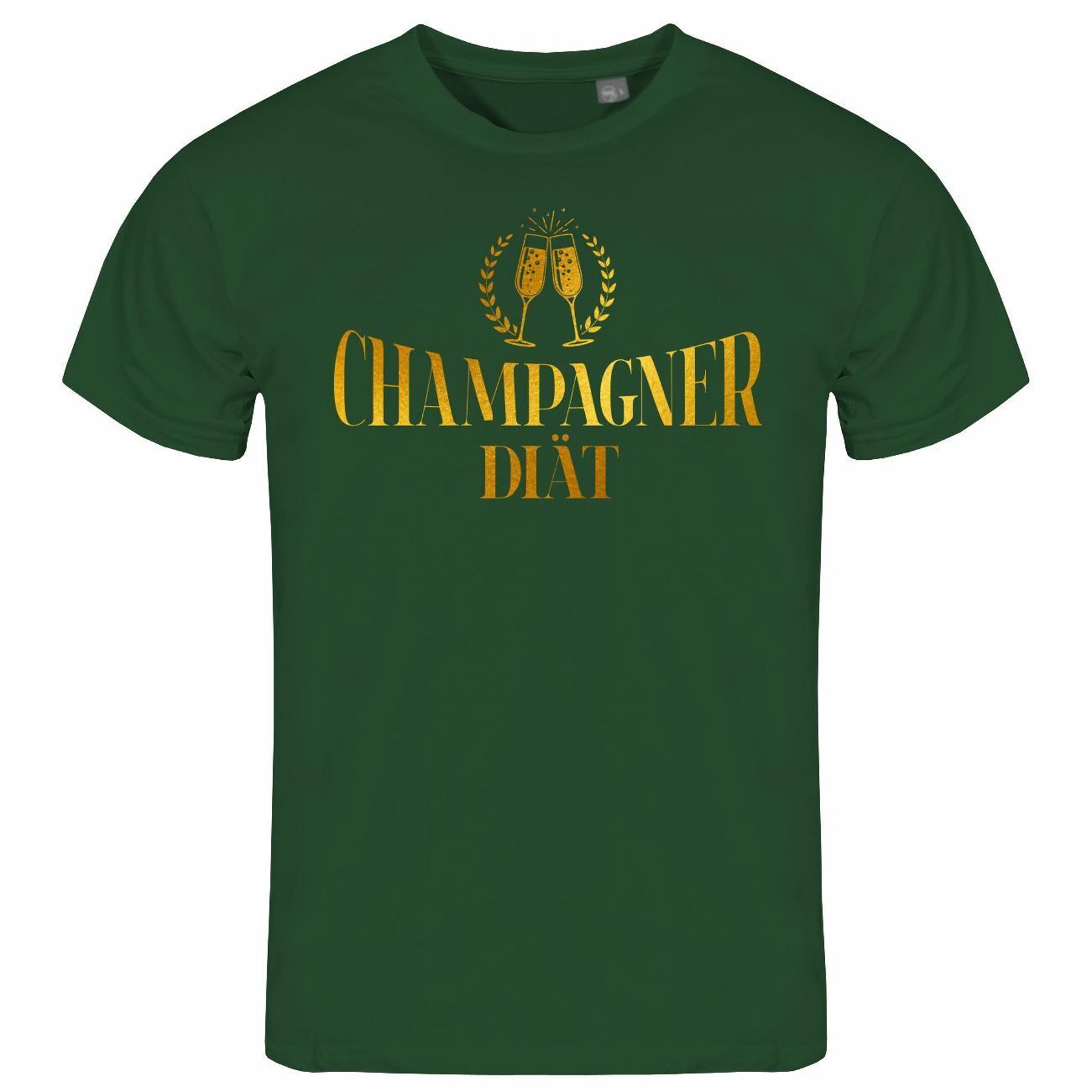 Mens T Shirt Champagne Diet S  – Luxury Lifestyle Shorts recenzja i cena