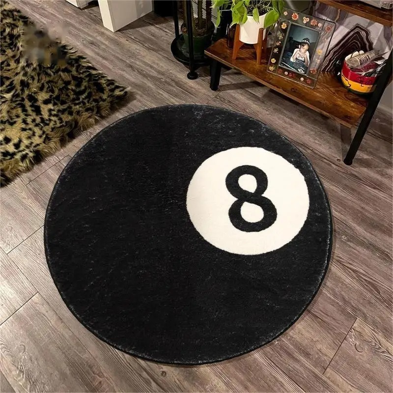 1PC Simple Black No. 8 Imitati – Cashmere Throw Blanket recenzja i cena