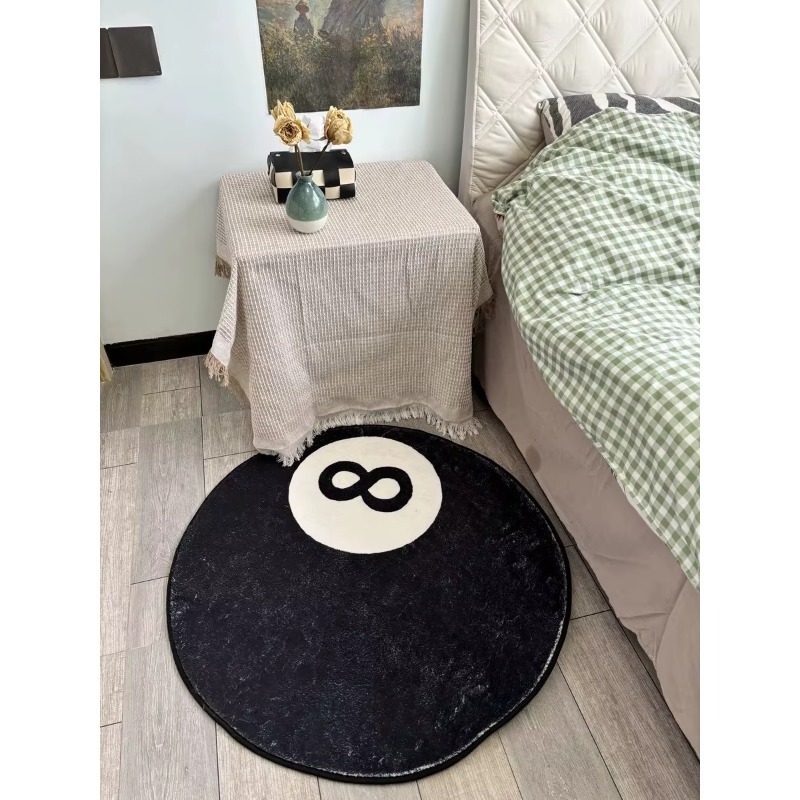 1PC Simple Black No. 8 Imitati – Cashmere Throw Blanket recenzja i cena