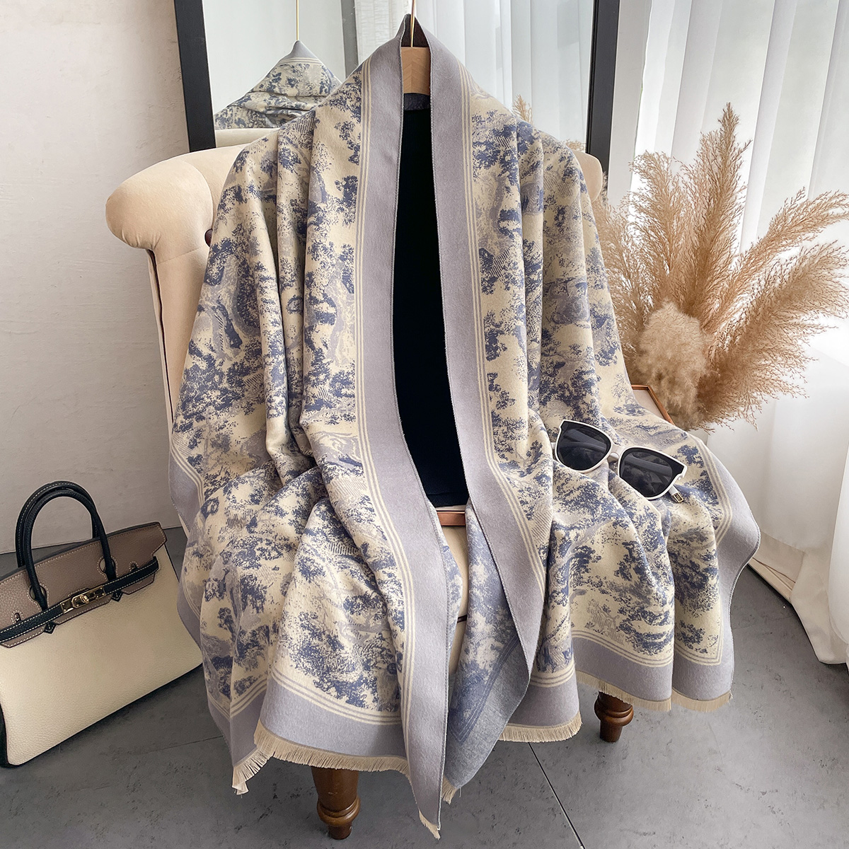 Luxury Winter Cashmere Scarf W – Cashmere Throw Blanket recenzja i cena