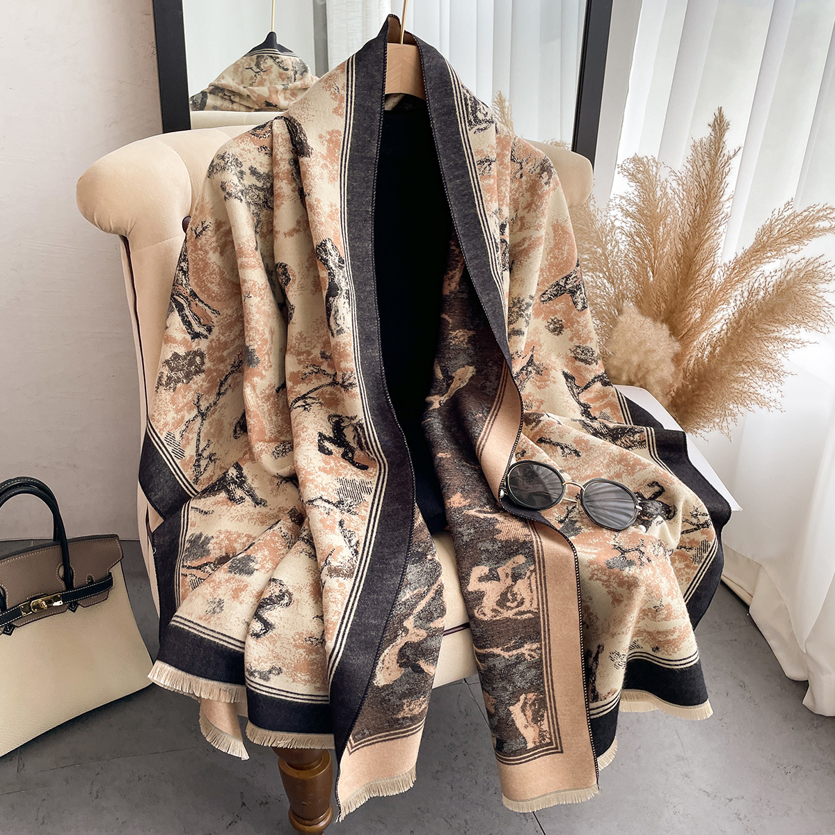 Luxury Winter Cashmere Scarf W – Cashmere Throw Blanket recenzja i cena