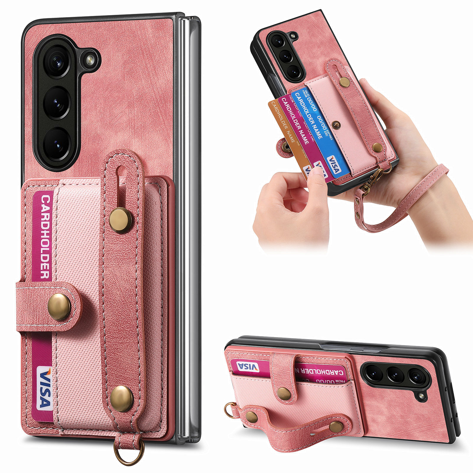 PU Leather Phone Case for Sams – Leather Card Wallet recenzja i cena