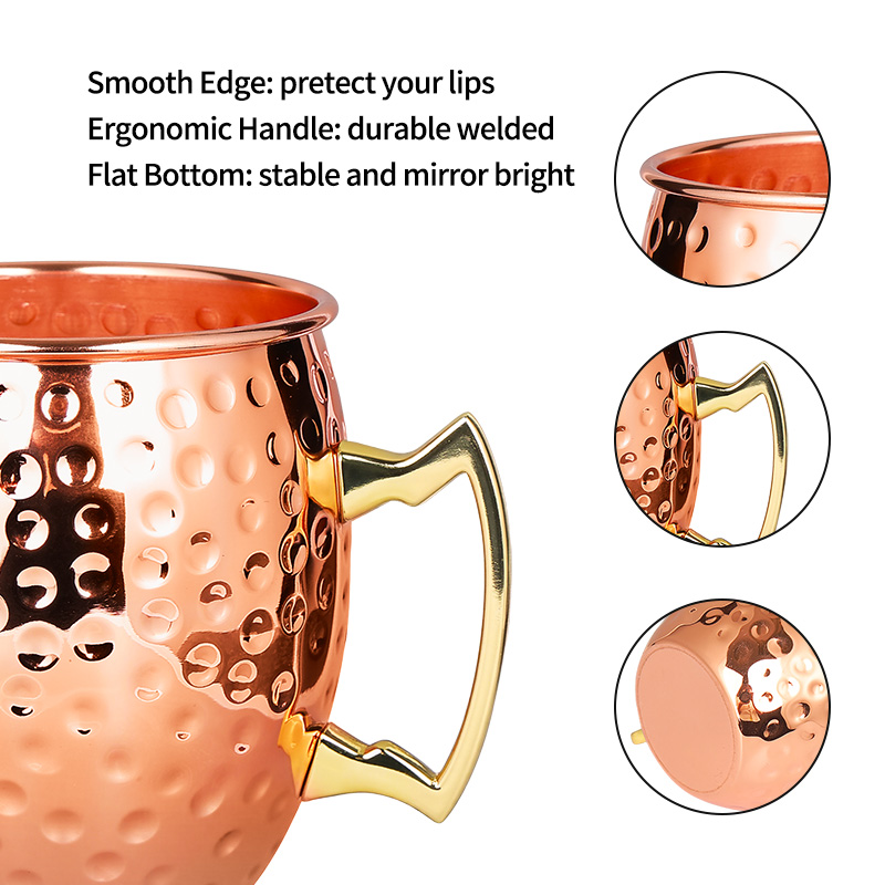 Moscow Mule Stainless Steel Mu – Copper Cocktail Mug recenzja i cena