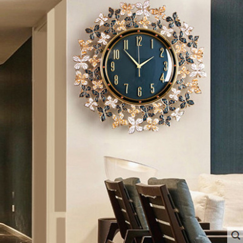 Enamel Butterfly Clock Wall Cl – Luxury Lifestyle Living recenzja i cena