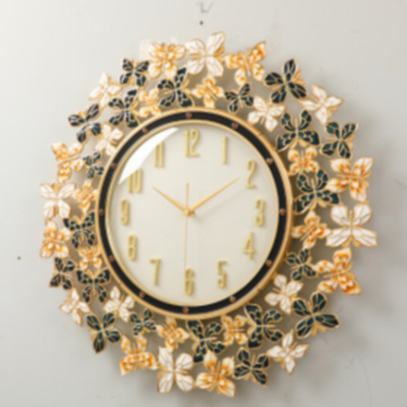 Enamel Butterfly Clock Wall Cl – Luxury Lifestyle Living recenzja i cena