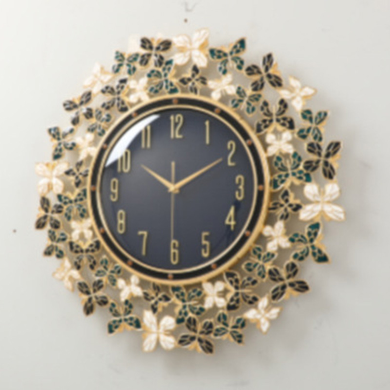 Enamel Butterfly Clock Wall Cl – Luxury Lifestyle Living recenzja i cena